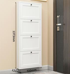 <span class=keywords><strong>Meuble</strong></span> moderne à chaussures en acier à 4 niveaux <span class=keywords><strong>Meuble</strong></span> d'entrée en métal de luxe pour la maison, l'hôtel ou l'appartement pour le salon - Product Image 4