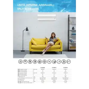 Aire Acondicionado Split Dual Diloc 10001-12000 Btu Inverter R32 A+++ Wi-Fi Ahorro de Energía Refrigeración y Calefacción Eléctrica - Product Image 5