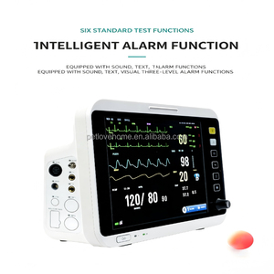 Monitor Multiparametrico ad Alta Precisione per Ospedali Veterinari con Display ECG, Pressione <span class=keywords><strong>Sanguigna</strong></span>, Ossigeno, Temperatura Corporea, Respirazione e Pulsazioni - Product Image 1