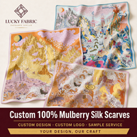 Écharpe Carrée en Soie Naturelle Premium 65x65cm, Effet Froissé, Ourlet Roulotté Main, Motif Paisley, Foulard de Boutique pour Femme, Échantillon Disponible, Fournisseur