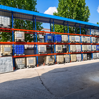 Système de rayonnage industriel en acier robuste pour entrepôt, stockage et logistique en usine