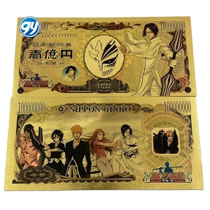 Tarjetas de <span class=keywords><strong>Manga</strong></span> Clásicas Japonesas, Billete de Oro del Anime <span class=keywords><strong>Bleach</strong></span> para Colección de Recuerdos de la Infancia y Regalos - Product Image 5