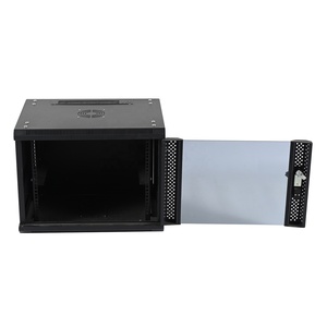 High Quality 19-Inch VR Curved Mesh Glass Door Wall Cabinet Server Rack Steel Metal <strong>Data</strong> Center Network Cabinets with Glass Door - Product Image 2