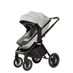 Full cover Canopy aluminum frame Light weight foldable safety Baby Strollers pram luxurious baby stroller