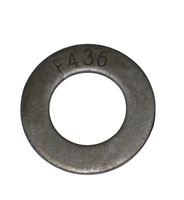 ASME B 18.22.1 ASTM F436 Rondelle ronde en acier au carbone doux à haute résistance Rondelle plate et plate HDG Finition noire galvanisée à chaud
