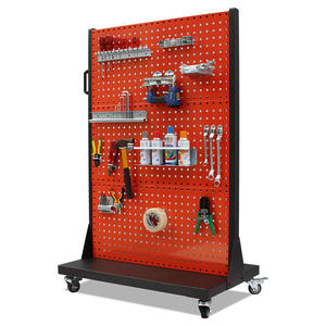 Asılı <span class=keywords><strong>Pegboard</strong></span> ve ekran kancaları çelik garaj depolama alet düzenleyici rafı - Product Image 3