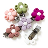 Attache Sucette Bébé Pince 3D Dessin Animé Fleur Chapeau de Soleil Créative Diy Chaîne de Sucette Extérieure Anti-chute Accessoires DIY
