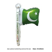 J'aime le Pakistan ballon décorations bandeaux Cheer Stick Pakistan drapeau fête Sport Football Football Match décoration