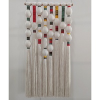 Fil de coton naturel en macramé personnalisé de 50*100 cm pour l'entrée, pour décorer l'allée, suspendre un miroir, géométrique, extra long EH2510005