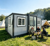 Maison mobile facile à installer, Tiny House de 20 pieds, conteneur extensible avec chambre, cuisine, salon, minimaliste, préfabriquée