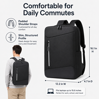 Sac à dos professionnel pour ordinateur portable, grande capacité, sac à dos étudiant, sac à dos imperméable pour ordinateur portable