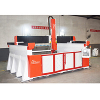 Machine de fraisage CNC 5 axes ANBEN Jinan avec axe rotatif, commande Syntec, NC Studio DSP, moteur Yaskawa 9kw, broche simple