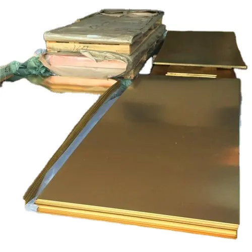 Good Quality Low Price Popular Product Pure Copper Sheet Or Brass Copper Plate Sheet Gold Color For Decoration