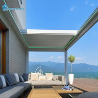 Pergola en aluminium Sweet Home - Design moderne et écologique, imperméable, montage facile, système extérieur complet, maison d'été haut de gamme