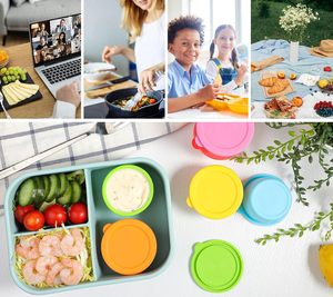 Hot Selling BPA Free Silicone Custom Tableware <b>Lunch</b> <b>Box</b> Kids Food Bento <b>Lunch</b> Storage <b>Box</b> Silicone <b>Lunch</b> <b>Box</b> Kids - Product Image 5