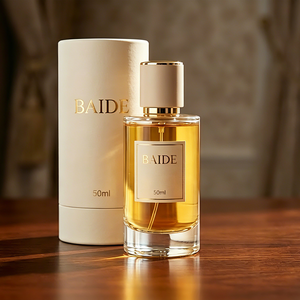 High quality women cylinder Glass Perfume <b>Bottles</b> 30ml 50ml 100ml clear <b>empty</b> Perfume Glass <b>Bottle</b> with box - Product Image 1