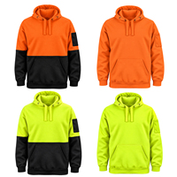 Sweat à capuche en polaire épaisse AS/NZS 280 g/m² en polyester, pull-over pour homme, vêtements de travail décontractés, pour l'extérieur, avec poche, logo personnalisé