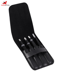 Pinzas para Cejas Negras de Acero Inoxidable Sólido, Puntas Inclinadas y Cuadradas, Pinzas Profesionales para Cejas GZ RTS, Pedido Mixto al por Mayor - Product Image 1