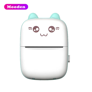 C9 귀여운 고양이 미니 I 무선 감열 프린터, 어린이 DIY 휴대용 감열 스티커 메이커, BT 사진 프린터, 이상적인 생일 선물 - Product Image 3