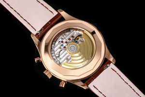 Montre mécanique haut de gamme 2025 avec cadran blanc automatique, bracelet en acier inoxydable et cuir, antichoc, style charmant, pour la mode - Product Image 4