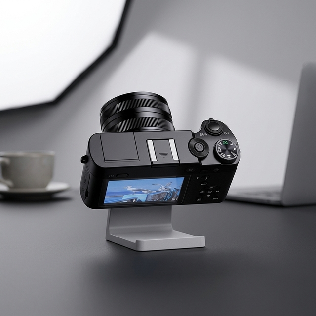 64MP 5K Vlogging Camera 6X Optical Zoom AF Macro 2.8" IPS HDMI WiFi Auto Flash Type-C 800mAh Battery
