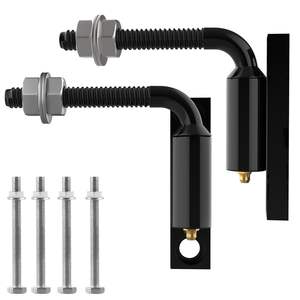 Haute qualité échantillon gratuit roulement à billes noir mat baril assemblage clôture rampe charnières graisse J boulon soudage charnière de porte robuste - Product Image 6