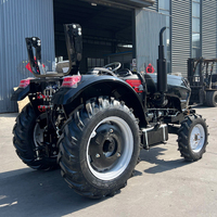 Traktor Roda Mini 50 HP Pengiriman Cepat, Tenaga Kuat, Traktor Transportasi Kebun Pegunungan, Traktor Pertanian untuk Penanaman dan Panen