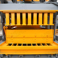 Machine à fabriquer des briques en ciment automatique Qt4-25, machine à briques avec couleur personnalisée