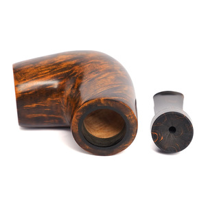 Muxiang Briar Wood Smoking Pipe Bent Type Solid Wood Tobacco Pipe Men's Accessory - Product Image 4
