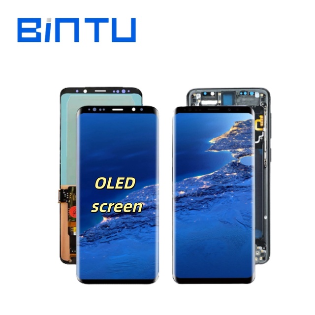 Bintu Factory OLED LCD Assembly Touch Screen with Frame for Samsang Gxlaxy S21 Replacement 1year Warranty