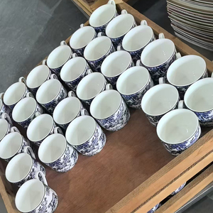 Wholesale Luxury Arabic Tea and Coffee <b>Cups</b> Porcelain Designer Bone China Coffee & Tea <b>Sets</b> for Sale - Product Image 3