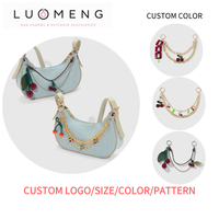 Nouvelle Tendance Classique Alliage de Zinc Frais et Délicat Paillettes Décoratives DIY Extension Feuille de Cerisier Strass Multicolore