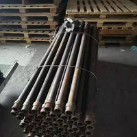 Tige de forage minier en acier allié 42CrMo, lisse, sans soudure, à filetage conique, tailles mâle-femelle 50mm 89mm pour utilisation en mine