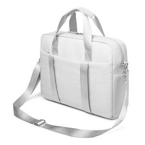 white laptop bag