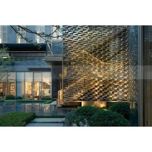 ANN5261 Modern Multi-Functional Metal 304 Stainless Steel Room Divider <b>Screen</b> Partition Interior <b>Decorative</b> Custom Engineering - Product Image 2