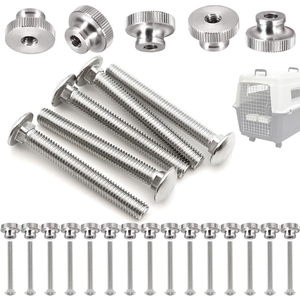 Tornillo Métrico de Rosca Fina Ajustable, Galvanizado en Zinc, con Rueda Dentada, Fijación Metálica para Expansión de Orificios y Montaje Seguro - Product Image 1