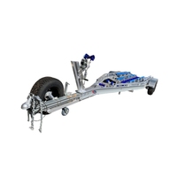 Remorque pour bateau robuste de 28 pieds en aluminium avec échelle et freins hydrauliques