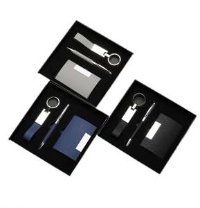 <b>Best</b> Selling Items Custom Color Business <b>Card</b> Box Keychain Pen Series Set for Office Corporate Welcome Birthday Gifts for <b>Men</b> - Product Image 2