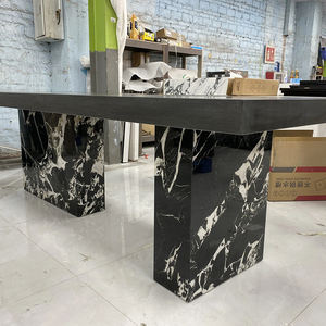 Simple Sanders Top Island Table pour cuisine avec Napoléon noir fritté - Product Image 3