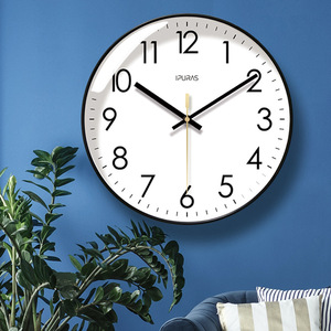 Orologio <span class=keywords><strong>da</strong></span> parete calendario silenzioso classico orologio <span class=keywords><strong>da</strong></span> salotto moderno in plastica digitale Sweep orologio <span class=keywords><strong>da</strong></span> seconda parete - Product Image 4