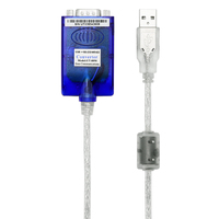 Cable Convertidor UOTEK USB 2.0 RS232 RS485 RS422 con Blindaje Trenzado, Transferencia de Datos de Alta Velocidad, Conectores DB9, Full/Half Duplex UT-8890