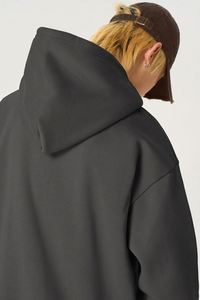 Design Plus Size Men's Hoodies Screen Printed 100% Cotton French Terry Loose <b>Drop</b> Shoulder Private Label Pull Over Hoodie - Product Image 2