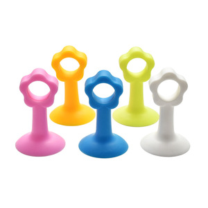 Choose Me Retenue de porte en silicone à fixation murale sans perçage, installation facile, butée de porte multifonctionnelle pour usage domestique - Product Image 4