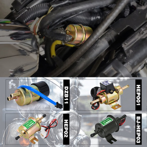 PQYRACING Bomba de combustible para motocicleta DZB11-P, pieza de repuesto para compartimento del motor de metal para Honda VT700C VT750C - Product Image 5