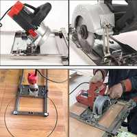 Nouvelle machine de fraisage circulaire pour le travail du bois, guide de positionnement pour la découpe de panneaux, outil de découpe de chants pour scie circulaire électrique