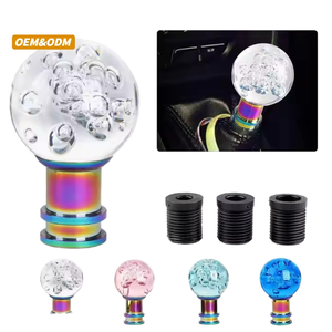 Poignée de levier de vitesse manuelle et bouton automatique double en alliage d'aluminium antirouille pour voiture, vente en gros OEM - Product Image 1