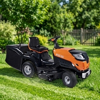 Tracteur tondeuse autoporté pour vergers, jardins et pelouses avec fonction de broyage et de paillage