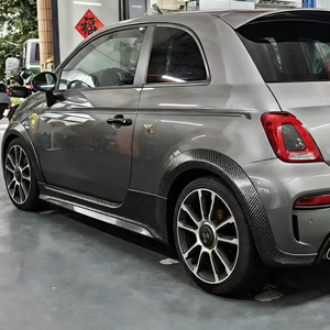 Pour Fiat 595 695 Abarth 2008-2024, style 70e anniversaire, carrosserie large en fibre de carbone, 8 pièces - Product Image 5
