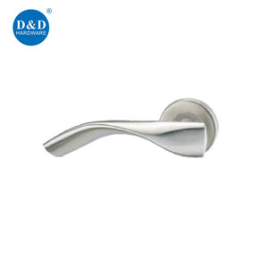 SUS304 SS316 Conception simple populaire <span class=keywords><strong>Porte</strong></span> <span class=keywords><strong>d</strong></span>'<span class=keywords><strong>entrée</strong></span> extérieure en bois Poignée à levier solide sur rosette - Product Image 2