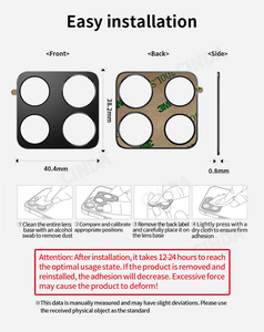 Cao Cấp Chống Tác Động Ống Kính Máy Ảnh Phim Nhà Máy Trực Tiếp Kim Loại Hợp Kim Mà Không Cần Kính Bảo Vệ Màn Hình Cho Một Cộng Với Dòng Điện Thoại Di Động - Product Image 6